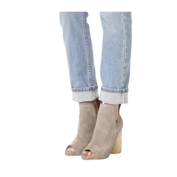 Jeffrey Campbell Oath Peep‎ Toe 4" Stacked Heel 7.5 M - Picture 2 of 9